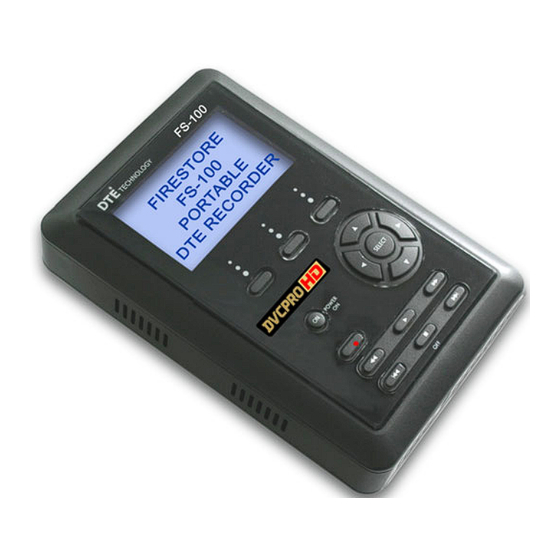 Focus Firestore FS-100 User Manual