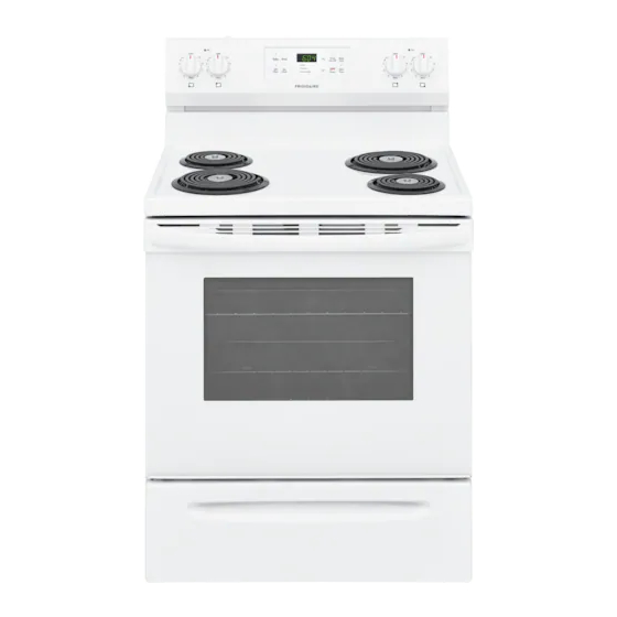 Frigidaire CFEF3016VS Use & Care Manual