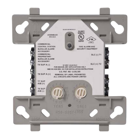 Honeywell Notifier FMM-1 Installation And Maintenance Instructions