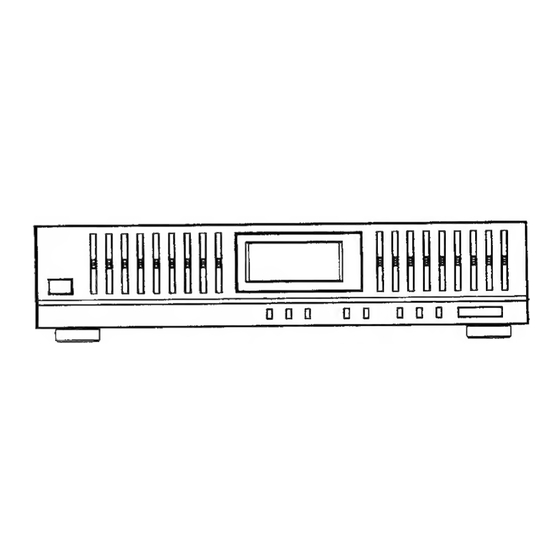 Sherwood EQ-1350 Operating Instructions Manual