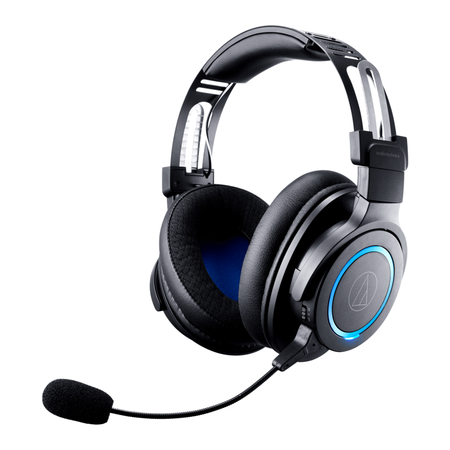 Audio-Techica ATH-G1WL - Wireless Gaming Headset Manual