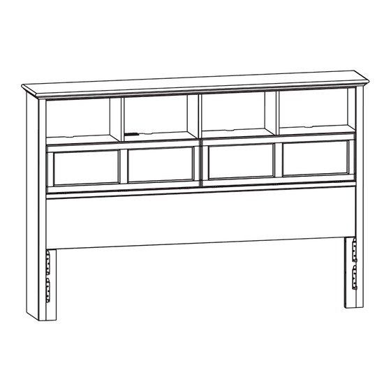Whittier Wood Furniture McKenzie 1382AFGAC Assembly Instructions