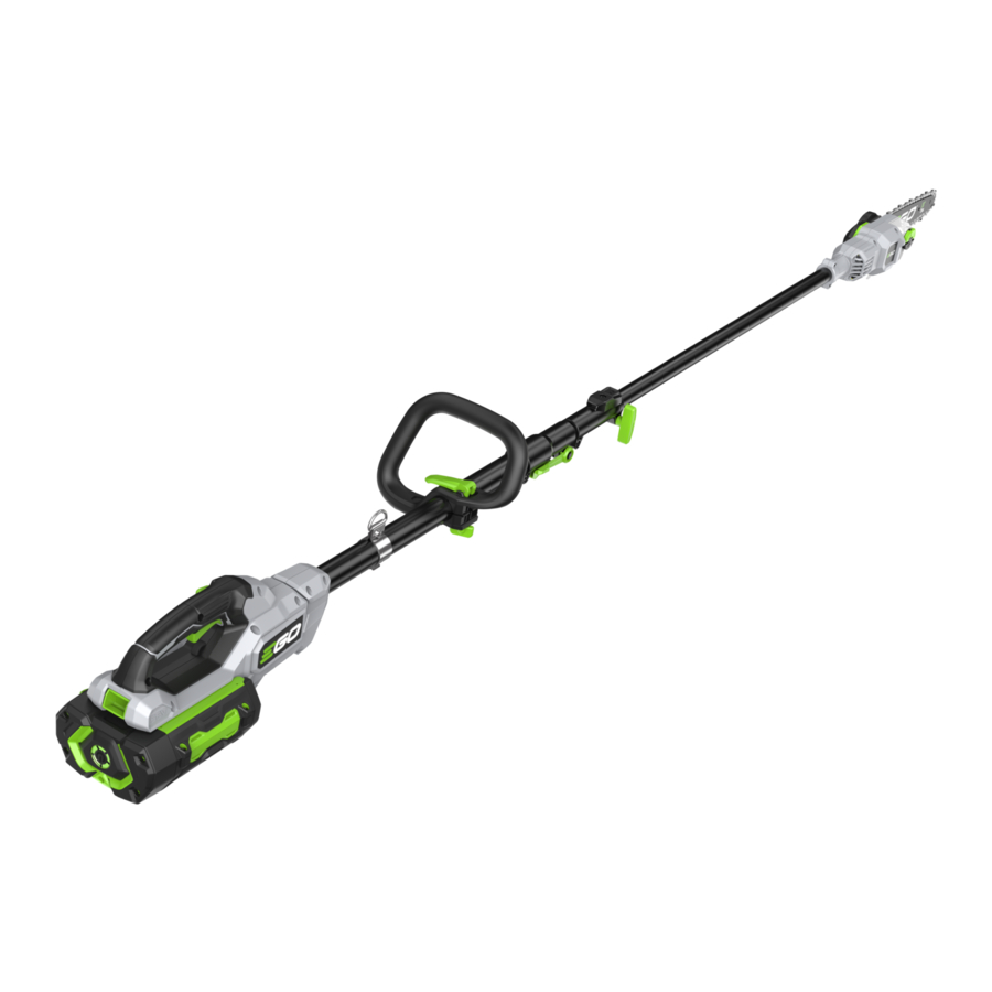 EGO Power Plus PS1000E - POLE SAW Manual