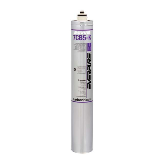 Everpure Filter Cartridge 7CB5-K Specification Sheet