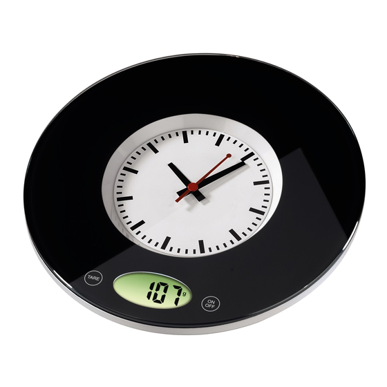 Xavax Pauline Kitchen Scales Clock Manuals