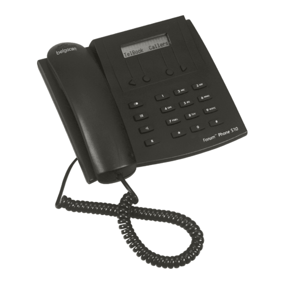 BELGACOM Forum Phone 510 User Manual