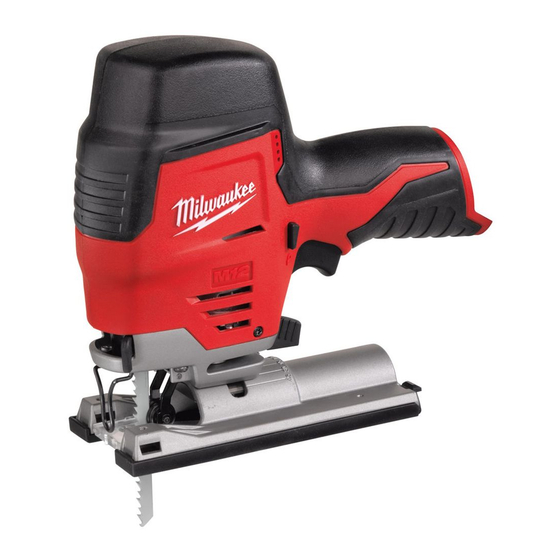 Milwaukee M12 JS Original Instructions Manual