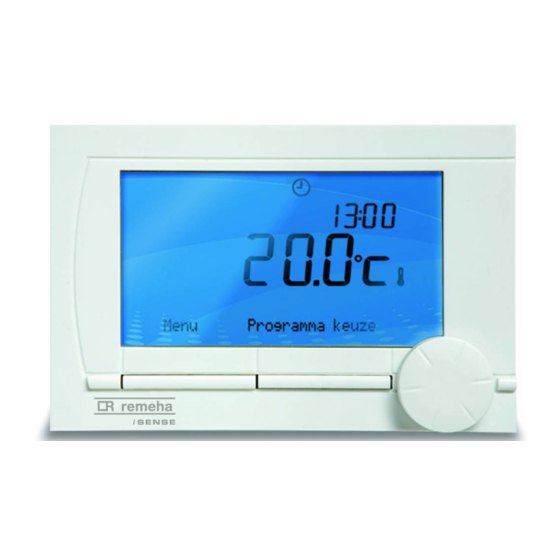 REMEHA iSense Installation And Service Manual
