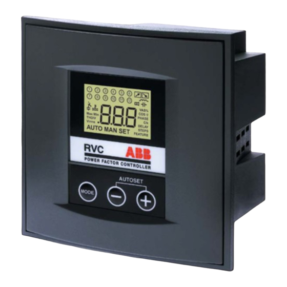 ABB RVC Installation And Operating Instructions Manual