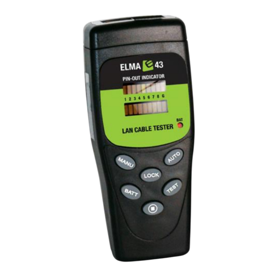 Elma Instruments Elma 43 User Manual