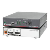 Extron electronics EDID 101H 4K PLUS User Manual