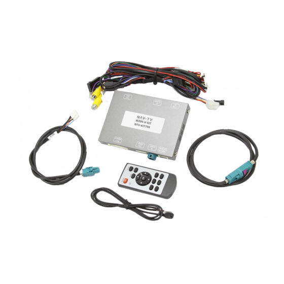 Nav TV W204-H Manual