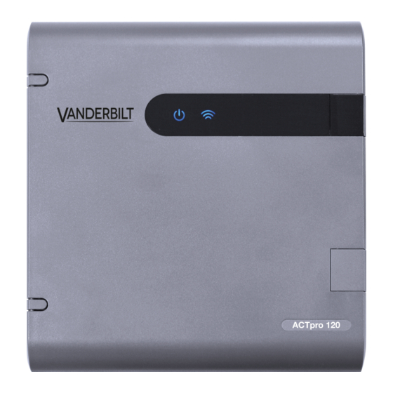 Vanderbilt ACTpro-120 Installation And Configuration Instructions
