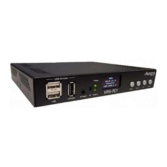 Aurora VPX Series User Manual