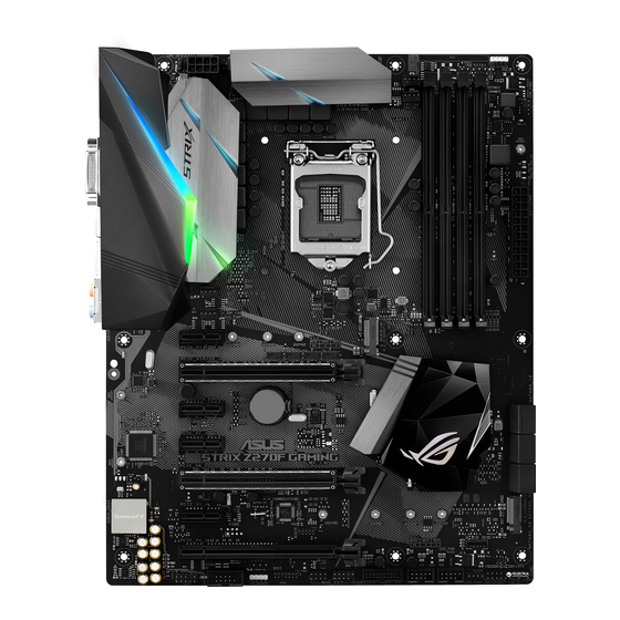 Asus STRIX Z270F GAMING Quick Start Manual