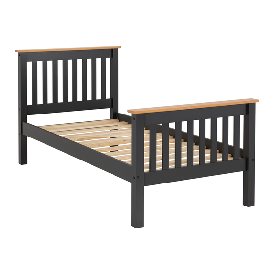 Seconique MONACO 3' HIGH END BED Assembly Instructions Manual