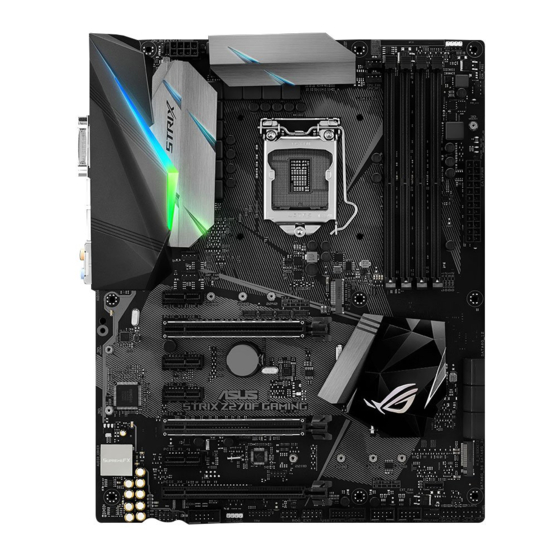 Asus STRIX Z270F GAMING Bios Manual