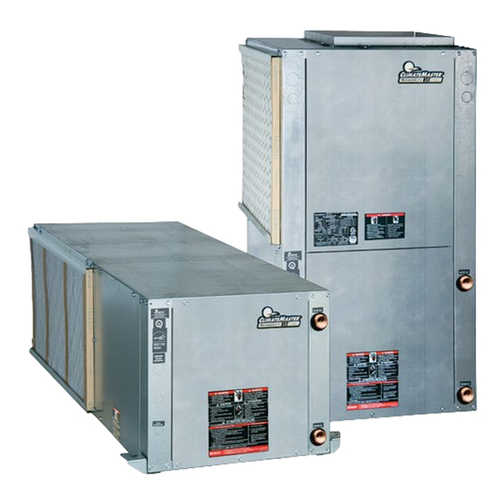 Nibe ClimateMaster Tranquility 18 SC Series Installation, Operation & Maintenance Manual