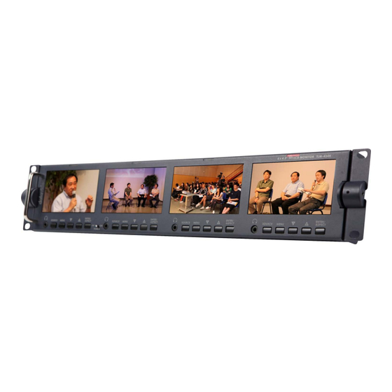 Datavideo TLM-434H LCD Monitors Manuals