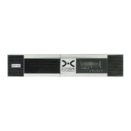 Xtreme Power Conversion XPRT‐1000 User And Installation Manual