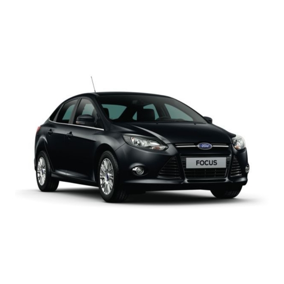Ford Focus Quick Reference Manual