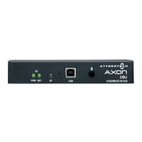 QSC Attero Tech Axon DBU User Manual