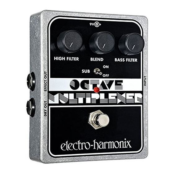 Electro-Harmonix XO OCTAVE MULTIPLEXER Manual