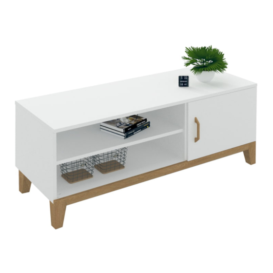 Meblik TV stand Scandi 130 Manual