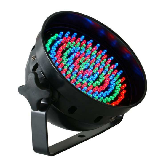 Beamz PAR 56 DMX Black LED 5mm 156 Instruction Manual