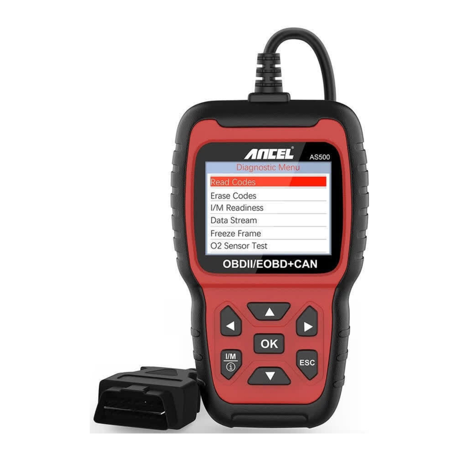 ANCEL AS500 - Engine Code Reader Scanner Manual