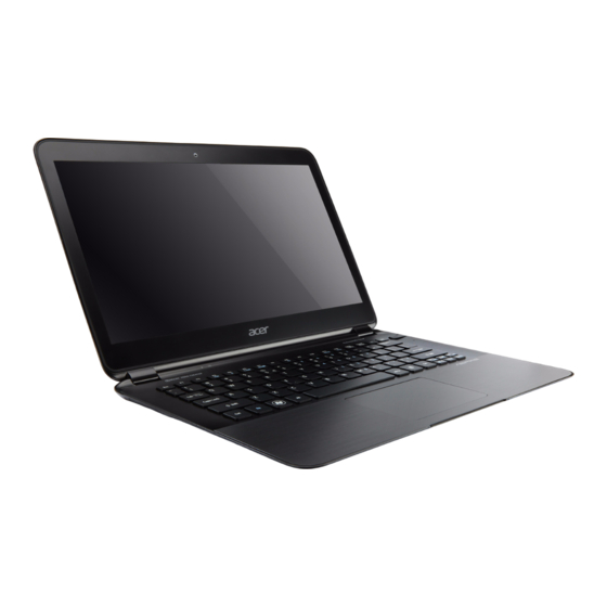 Acer Aspire S5 Series Ultrabook Manuals