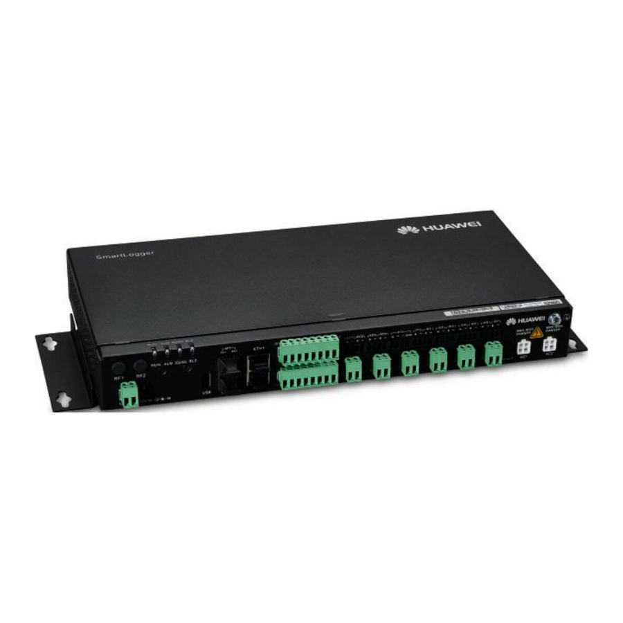 Huawei SmartLogger2000 User Manual