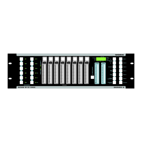 Work Pro SCAN 812 DMX User Manual