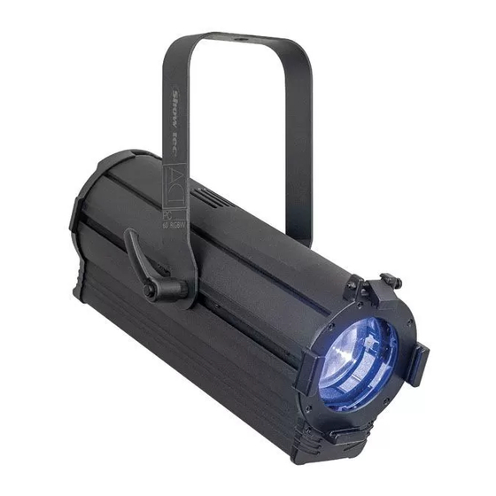 SHOWTEC ACT PC 60 RGBW User Manual