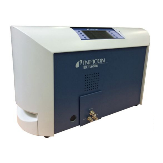 Inficon ELT3000 Battery Leak Detector Manuals