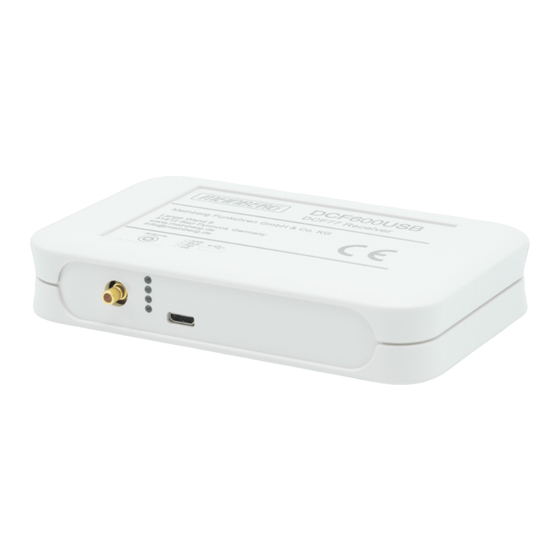 Meinberg DCF600USB Setup Manual