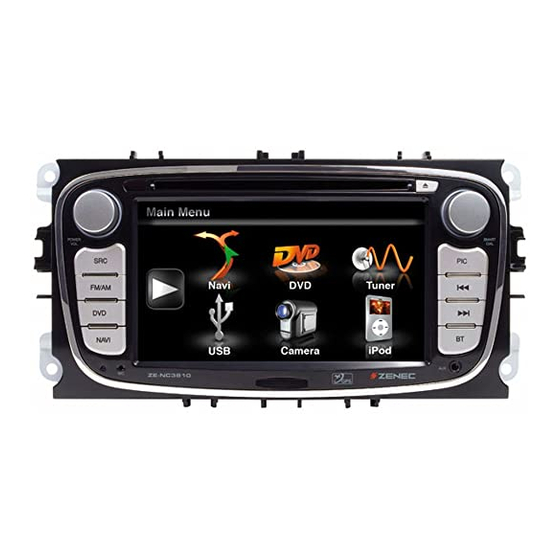 ZENEC ZE-NC3810 Brochure & Specs
