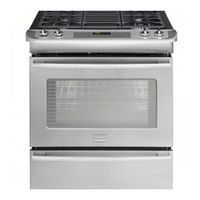 Frigidaire FGDS3065KF - Gallery Series - 30in Slide-in Dual-Fuel Range 4 Sealed Burners Installation Instructions Manual
