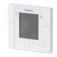 Siemens RDF302 Documentation