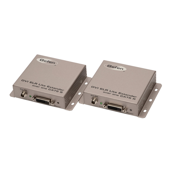 Gefen EXT-DVI-1CAT5-ELR User Manual
