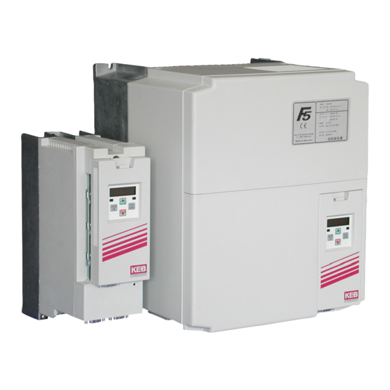 KEB Combivert F5 series Instruction Manual