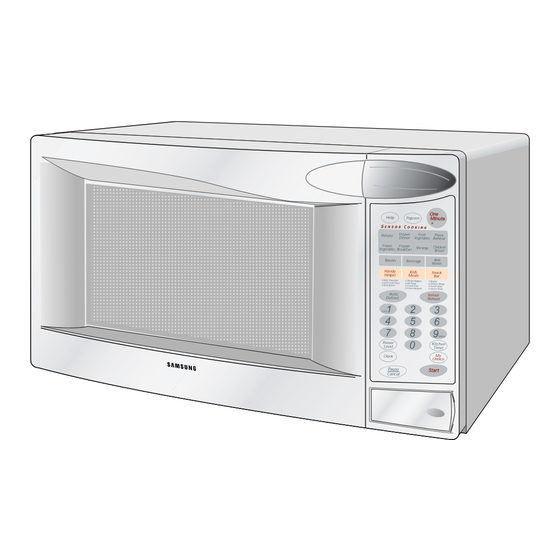 User Manuals: Samsung DE68-01953A Microwave Oven