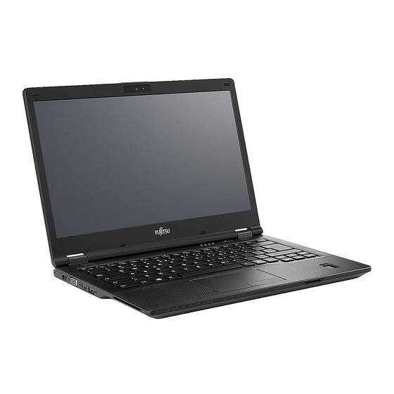 Fujitsu LIFEBOOK E548 Quick Start Manual