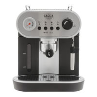 Gaggia Milano CAREZZA Operating Instructions Manual