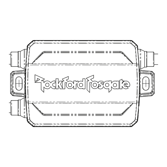 Rockford Fosgate PMX-RGB Manual