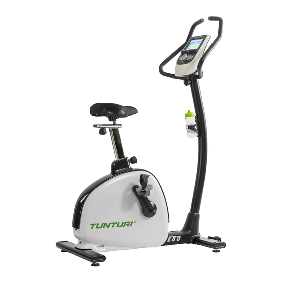 Tunturi E80 User Manual