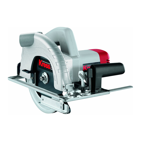 User Manuals: KRESS 1400 HKS Saw Carbon Brushes