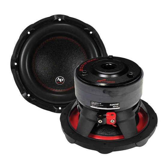 Audiopipe TXX-BDC3-8 User Manual