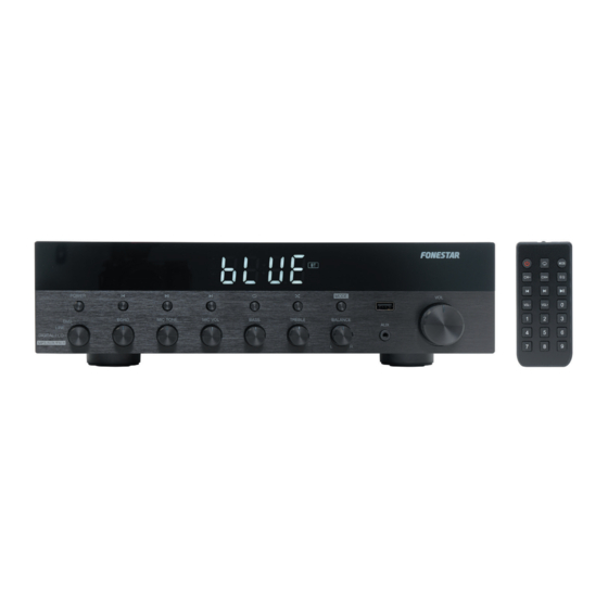 FONESTAR AS-6060 Quick Start Manual