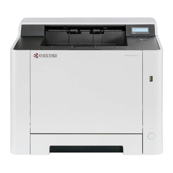 Ecosys PA2100cwx Safety Manual